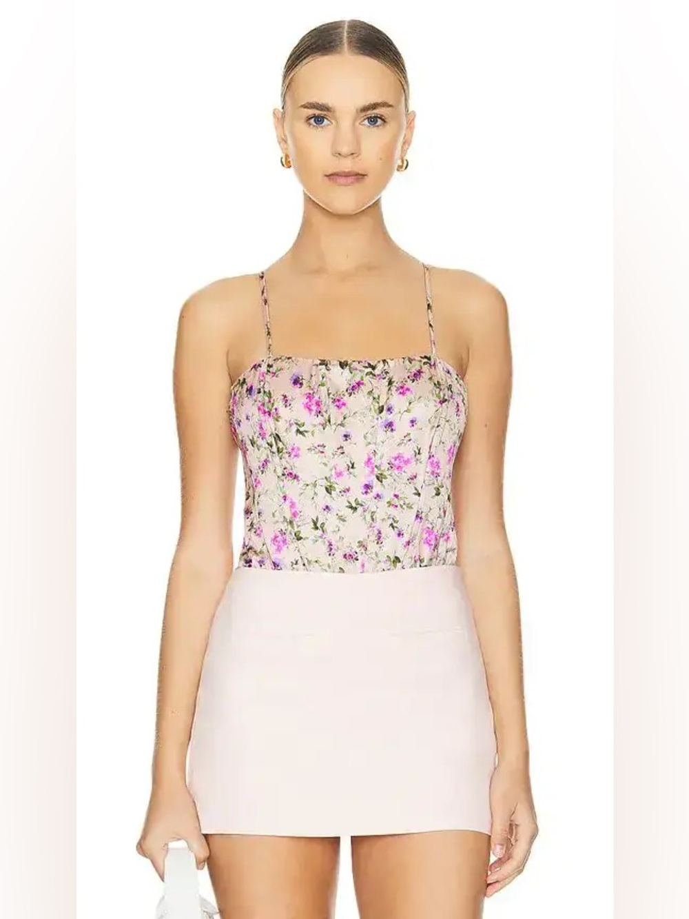 NWT CAMI NYC Tamara Bodysuit in spring geranium